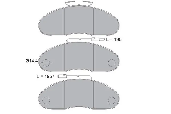 Brake Pad Set, disc brake